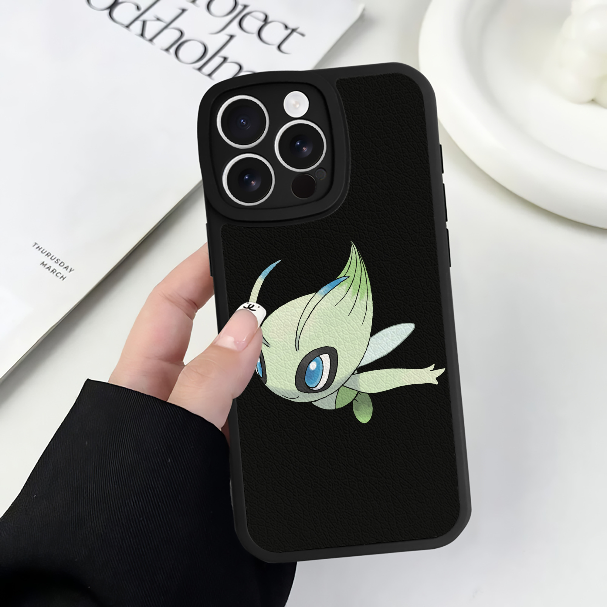 （画像用） ポケットモンスター Pokémon 【iPhone 16シリーズ対応】シリコンスマホケース（レザー調） 材質：シリコン